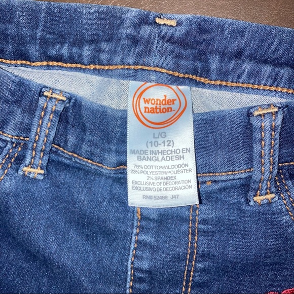 Girls size 7/8 Wondernation jeans - Picture 8 of 15